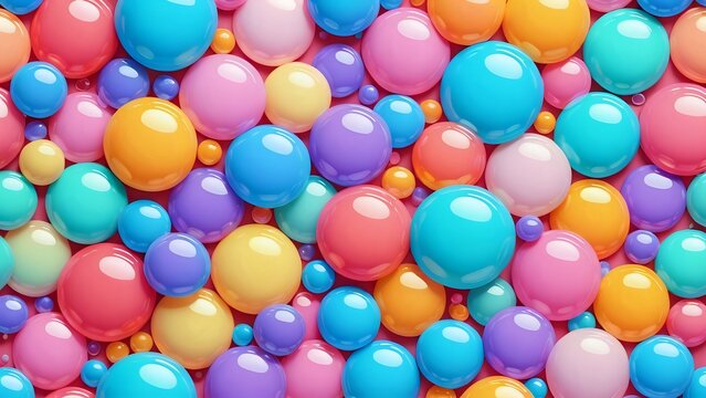 colorful bubbles background