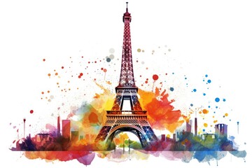 Tower architecture city eiffel tower.