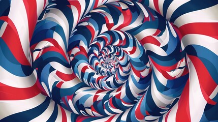 Obraz premium Optical illusion pattern wallpaper