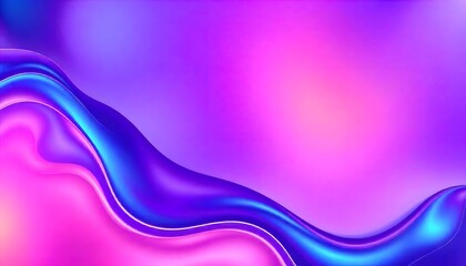 Holo gradient of purple and blue, Swirling, Render 3D surface and iridescent colors. reminiscent of a cosmic nebula