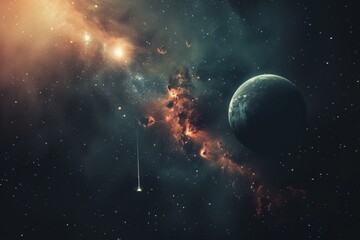 Obraz premium Beautiful Outer Space View