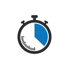 Timer logo vector template illustration