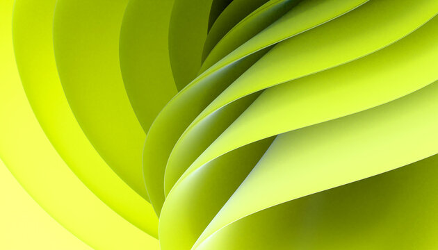 Illustration of curve patterned 3D multi-layered with abstract background