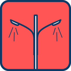  Double Public Street Light