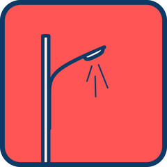 Single Public Street Light