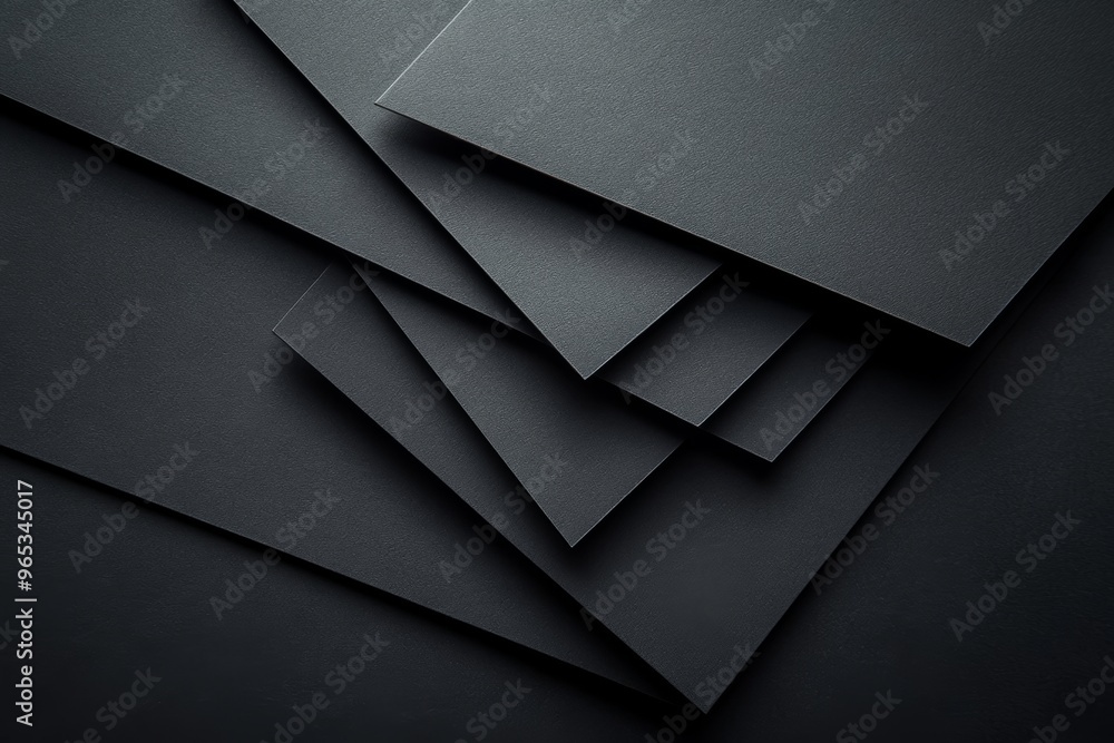 Aufkleber stylish paper card with minimal design for greeting or invitation generative ai
