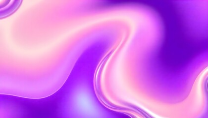 Swirling, iridescent liquid with hues of purple and blue, Holo gradient. reminiscent of a cosmic nebula