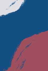 筆で描いたようなラインの和風の背景イラスト