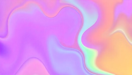 Swirling, iridescent liquid with hues of purple and blue, Holo gradient. reminiscent of a cosmic nebula