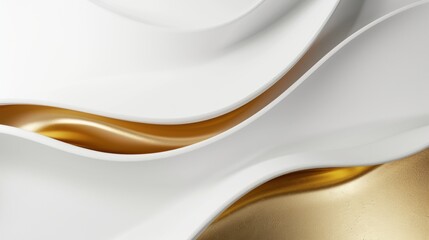 Obraz premium White and gold graphic design, dark colors, modern and solid colors.
