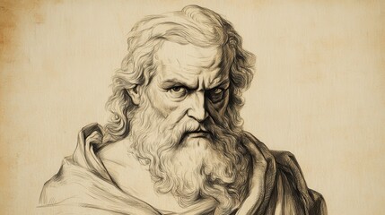 Fototapeta premium Leviticus Biblical Illustration, Unlawful Sexual Relations, Moses teaching about consequences of disobedience, Bible Wall Art