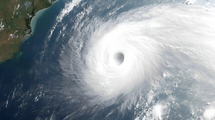 Satellite Image Integrated into Weather Forecast Showing Major Storm System Approaching Coastline