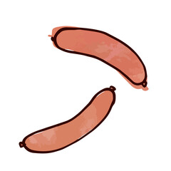ソーセージのイラスト