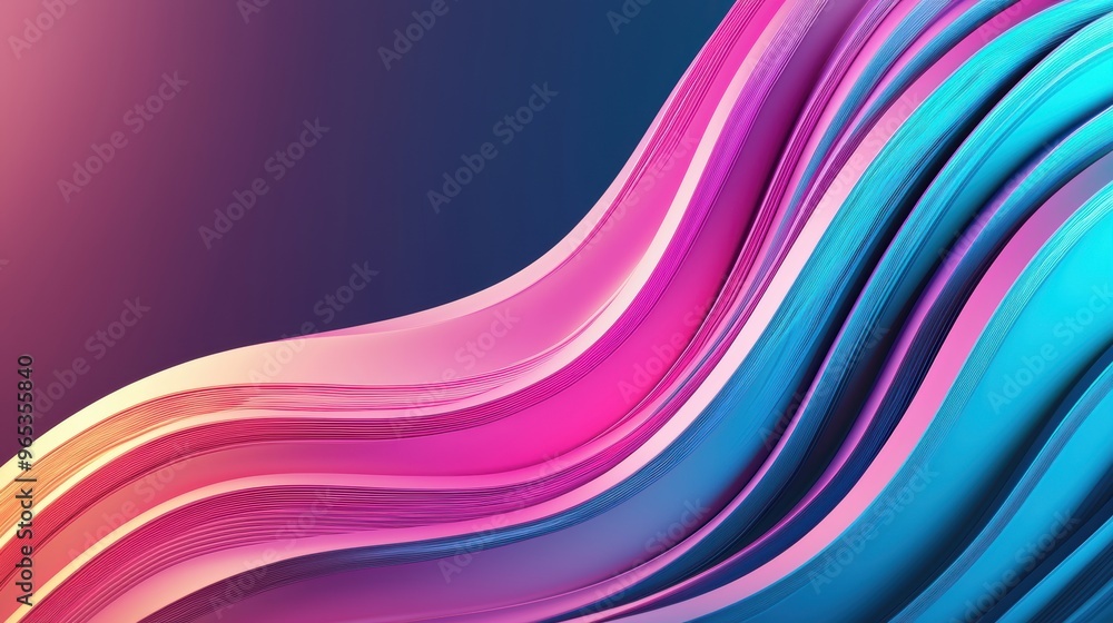 Poster neon currency flow in virtual finance world - with copy space and quality