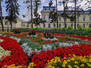 Park zdrojowy in Ciechocinek, Poland.