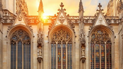 Obraz premium Gothic Architecture Detail
