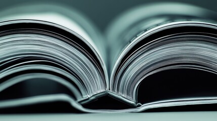 Close-Up of an Open Book
