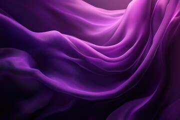 Obraz premium Abstract Purple Fabric with Flowing Drapes and Texture