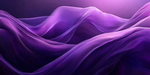 Obraz premium Abstract Purple Fabric Waves with Delicate Texture