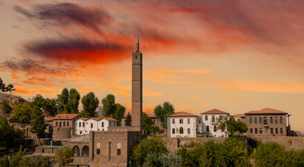Fototapeta premium Turkey's Diyarbakir province. Hz. Süleyman mosque. It has preserved its historical structure for centuries. It is one of the important mosques in Islamic history.
