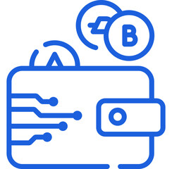 illustration of a icon accept wallet