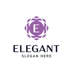 Premium Floral Insignia Template for Elite Brand Identity