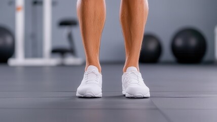 Naklejka premium Physical therapist demonstrating leg raises to improve lower back strength and alleviate pain, leg raise back exercise, back strengthening