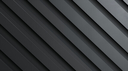Obraz premium Diagonal charcoal grey striped wall panel