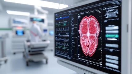 Futuristic Simulation of Digital Healthcare System with Holographic Patient Records and Advanced Diagnostics in