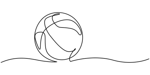 Tennis ball one continuous line art. Single line drawing of tennis equipment. Continuous one line drawing of tennis sport theme with racket and ball Sign and symbol of sports game drawn by pro vector