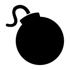 Bomb dynamite icon . Vector image