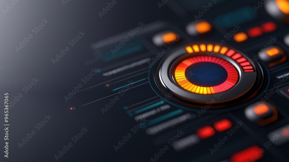 Poster futuristic energy supply chain holographic graph display - modern data visualization in ultra hd qua