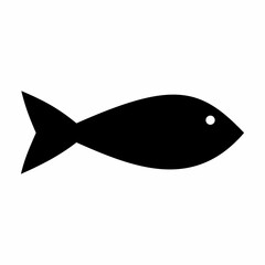 Fish animal silhouette. Design image