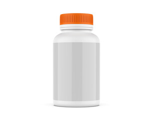 supplement bottle for mockup