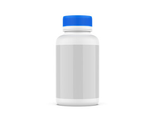 supplement bottle for mockup with white background