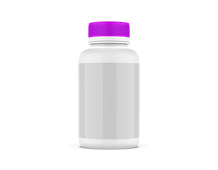 supplement bottle for mockup