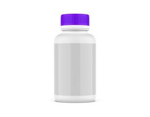 supplement bottle for mockup