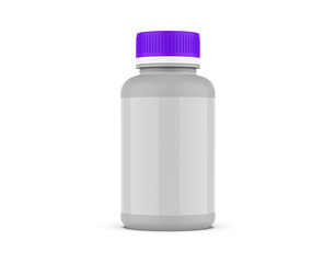 supplement bottle for mockup