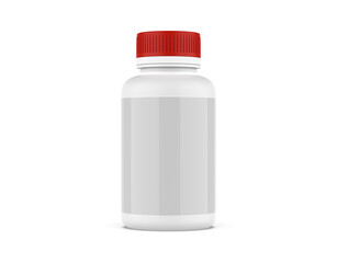 supplement bottle for mockup