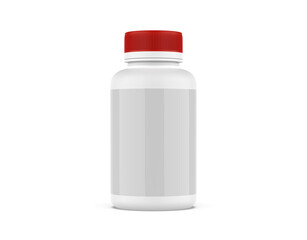 supplement bottle for mockup