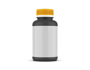 supplement bottle for mockup