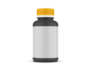 supplement bottle for mockup