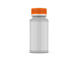 supplement bottle for mockup