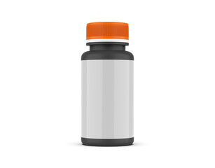 supplement bottle for mockup