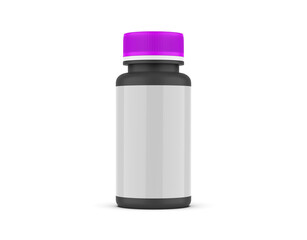 supplement bottle for mockup