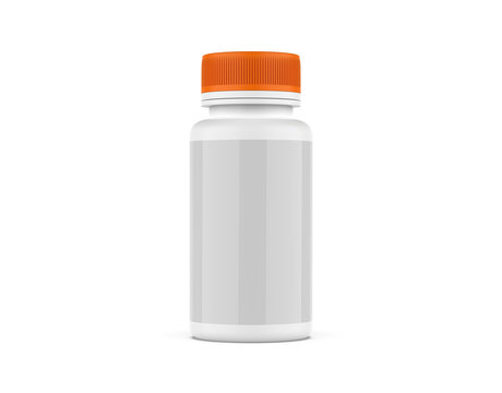 supplement bottle for mockup