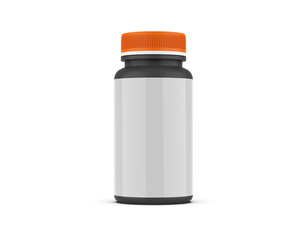supplement bottle for mockup