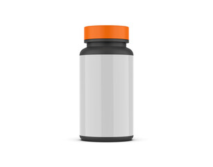 supplement bottle for mockup
