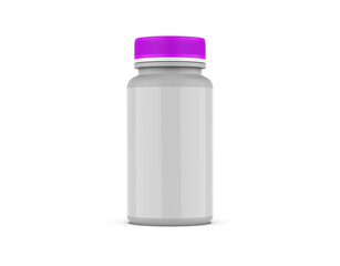 supplement bottle for mockup