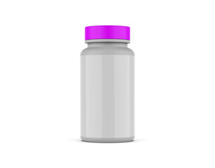 supplement bottle for mockup